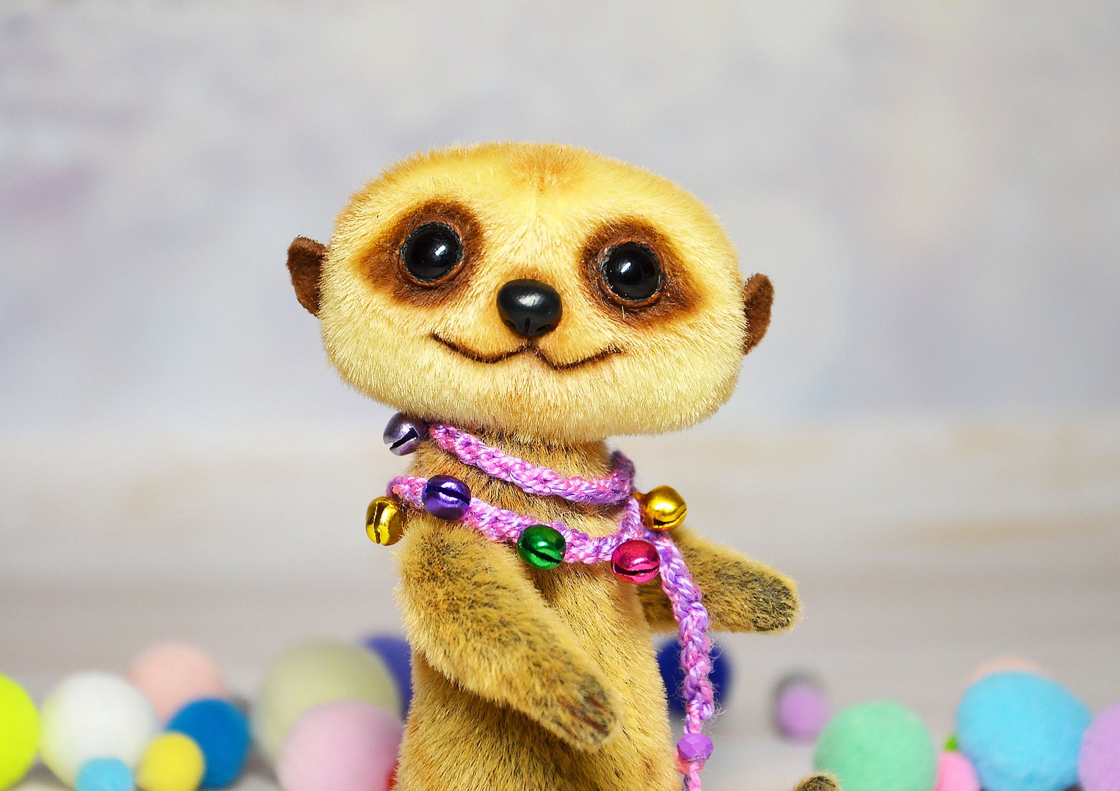 Miniature meerkat toy artist doll meerkat for Blythe birthday Etsy