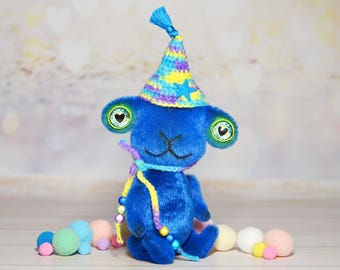 Mini juguete de peluche monstruo, muñeca artística, juguete monstruo, regalo de cumpleaños