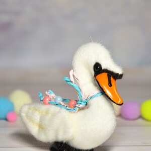 Miniature swan toy stuffed swan toy plush swan toy image 7