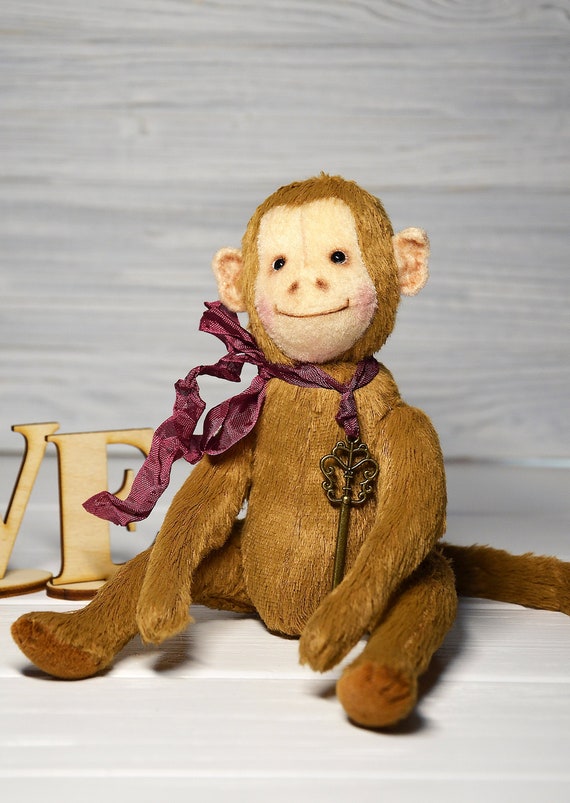 small monkey teddy