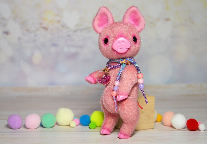 Miniature Pig Toy Stuffed Pig Toy for Blythe Dolls Etsy