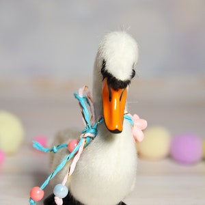 Miniature swan toy stuffed swan toy plush swan toy image 9