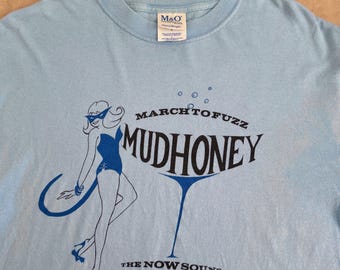 Vintage 90s Mudhoney Band T Shirt Xlarge Size - Etsy