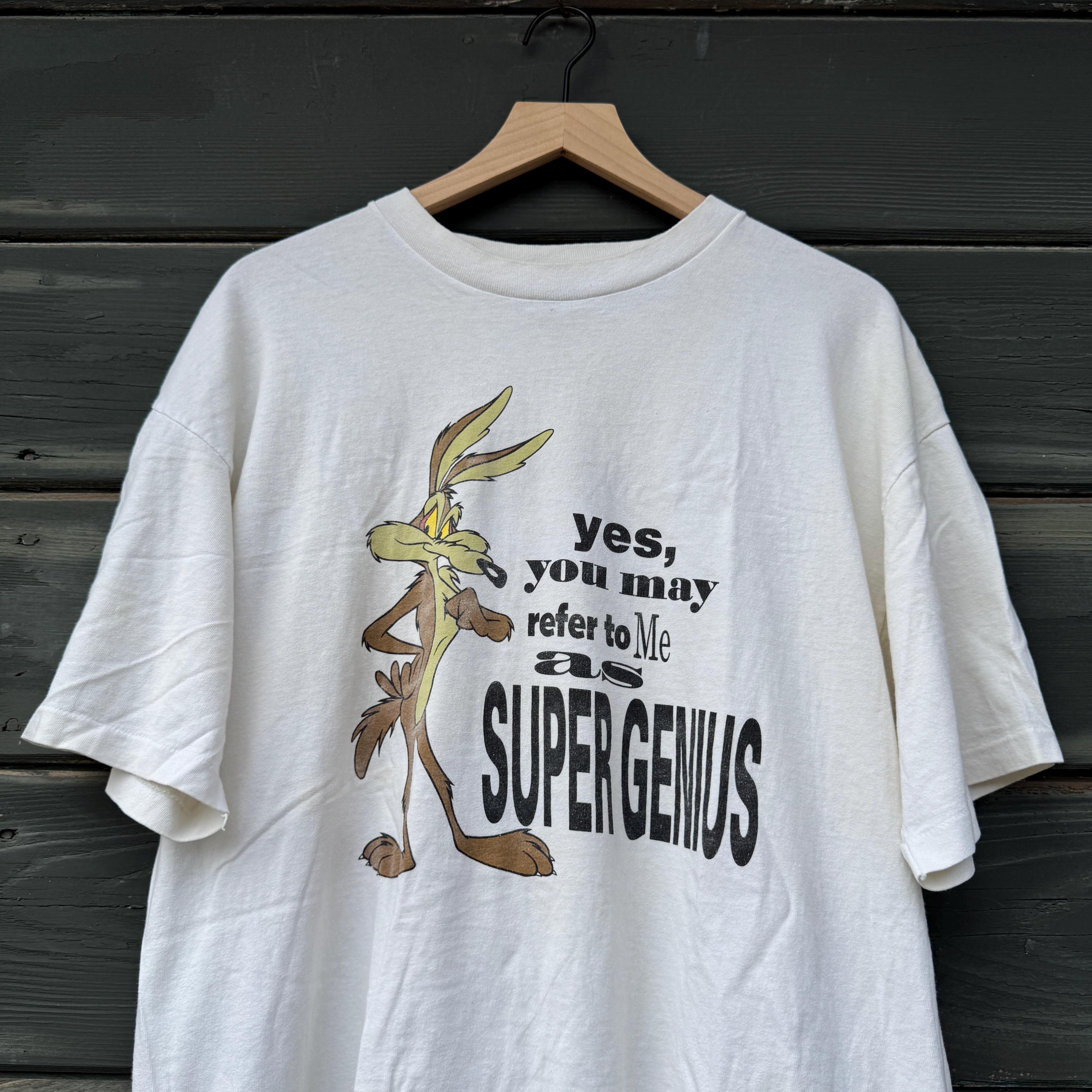 Coyote Genius Face T-Shirt - Funny Cartoon Graphic Tee, Brown, 100% Cotton, Adult Sizes - View #7