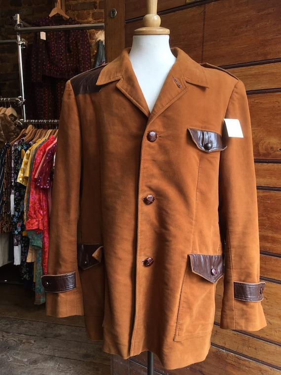 1950s Tan Moleskin Hunting Jacket