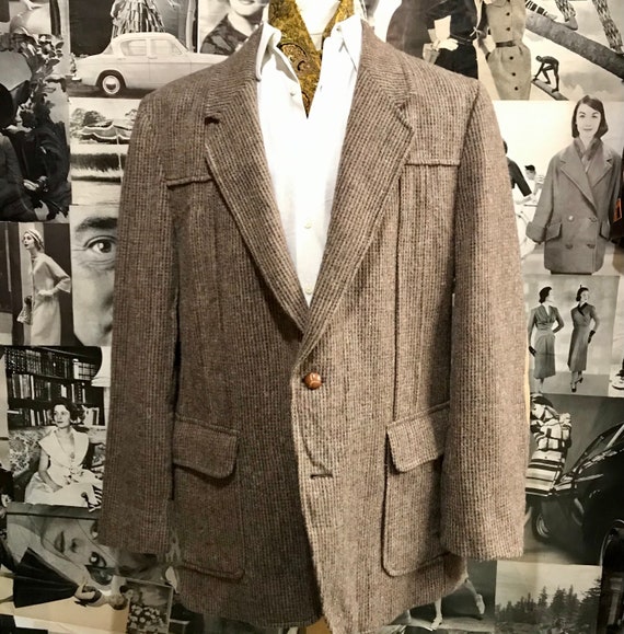 Vintage ‘Pendleton’ tweed Norfolk jacket