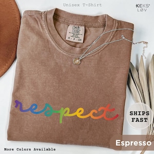 Rainbow Respect Shirt, Equality Hurts No One Tee, LGBT Pride Month Gift, Social Justice Human Rights Tshirt, Love Is Love Shirt, Be The Good