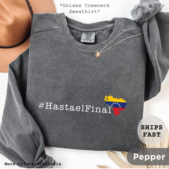 Venezuela con Maria Corina Hasta El Final Shirt, Trendy Venezuela Tee, Gift For Venezuelan