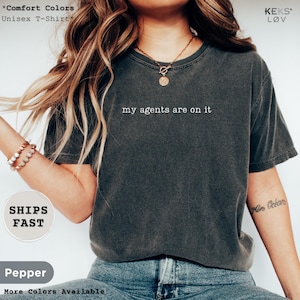 Funny AI Agents Shirt Tech Humor Tee Software Engineers, Coders, Artificial Intelligence Lover Gift for Friend Comfort Colors® Sweatshirt