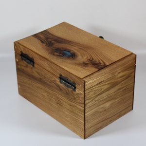 2146 Handcrafted white walnut keepsake box image 6