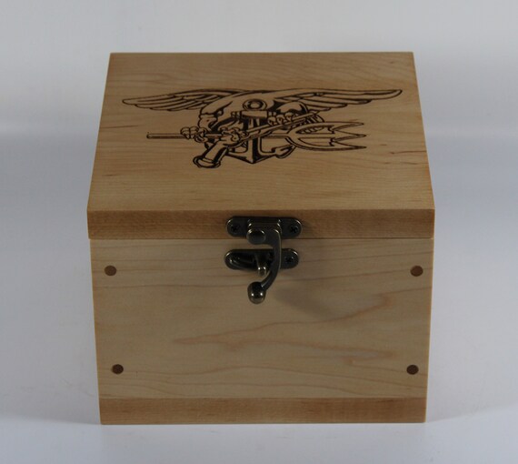 2116 Navy Seal keepsake box handmade Storage & Organization Boxes