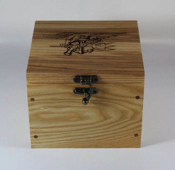 2116 Navy Seal keepsake box handmade Storage & Organization Boxes