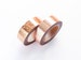 Rose Gold Metallic Foil Washi Tape 15mm/ Bullet Journal Washi Tapes/ Fall Washi Tape 