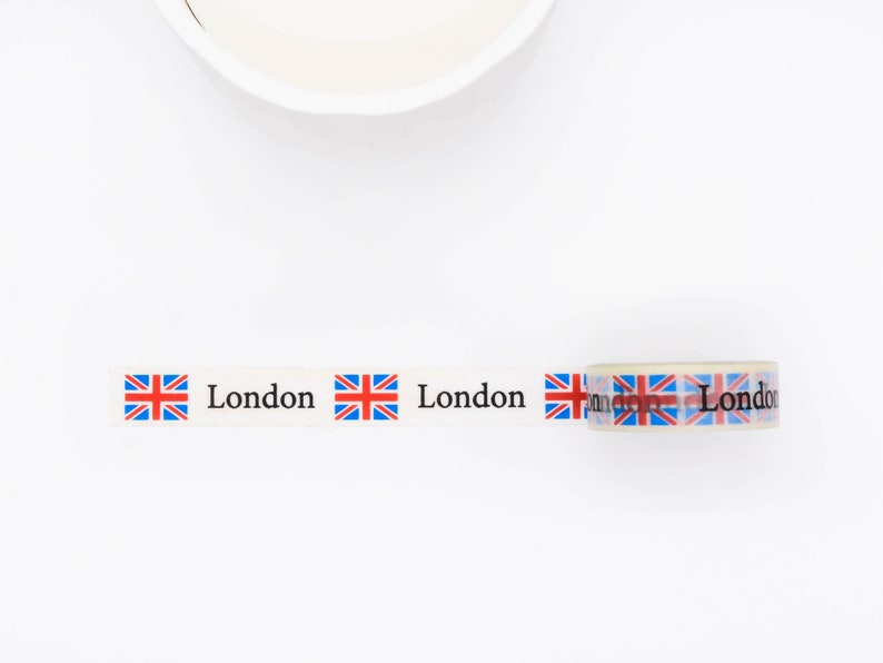 United Kingdom London Washi Tape 15mm Great Britain Washi Tape