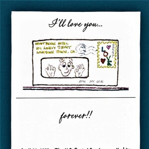 17 april 1985-The U.S. Postal Service onthulde haar nieuwe 22 cent "LOVE" stempel! Voorgesteld lied: "Ondertekend, Sealed, Delivered" van Stevie Wonder