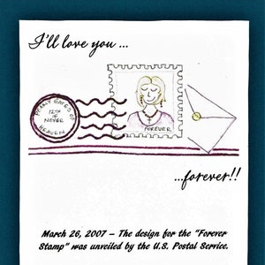 Maart 26, 2007 - werd het ontwerp voor de "Forever stempel" onthuld door de U.S. Postal Service.  Voorgestelde lied: "The Letter" door the Box Tops