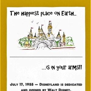 17 luglio 1955 - Disneyland è dedicato e aperto da Walt Disney.  Suggerire la canzone: "When You Wish Upon A Star" di Cliff Edwards