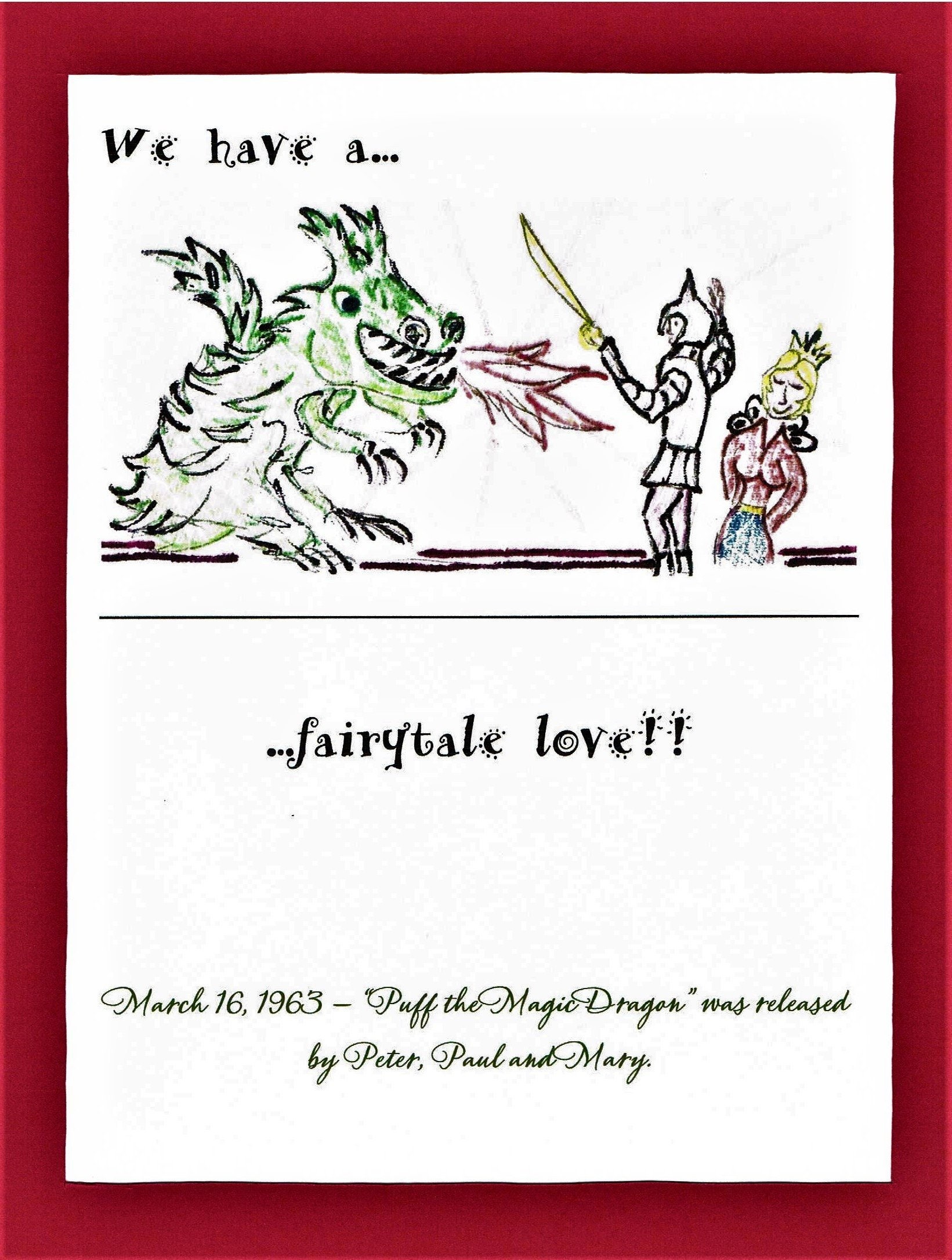 March 16 1963 Puff The Magic Dragon Was Etsy