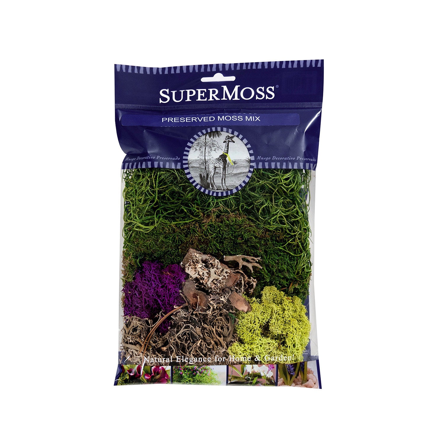 Supermoss Assorted Preserved Moss Mix 2oz 