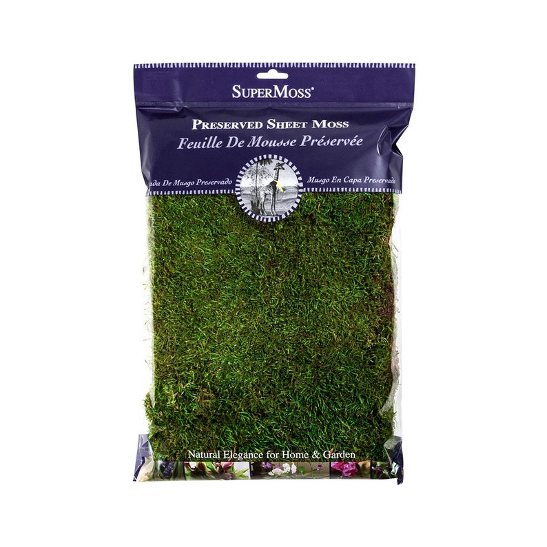 SuperMoss Preserved Sheet Moss 2oz