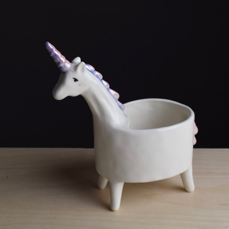 Ceramic Planter Magic Unicorn
