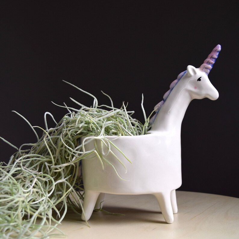 Ceramic Planter Magic Unicorn