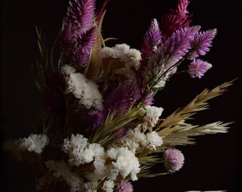 Dried Floral Bouquet - Warm Neutral