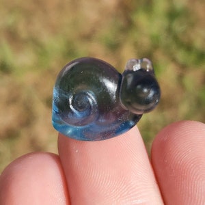 Carte d'informations BONUS pour sculpture d'escargots kawaii en fluorite Cristaux Minéraux Pierres Roches