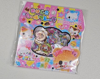 Cafe Heisei Ohajiki Marble Flake Stickers Kawaii Japan Collectible