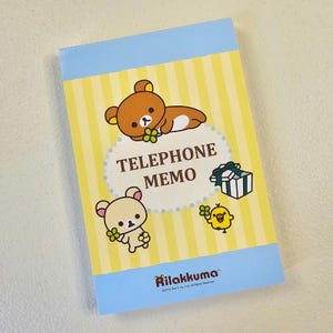 San-x Rilakkuma Large Memo Pad Kawaii Japan