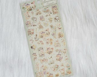 San-x Sentimental Circus Hotel Sticker Sheet stickers Japan Collectible Gifts