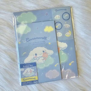 Juego de cartas Cinnamoroll Papelería Kawaii Japan Mail Deadstock