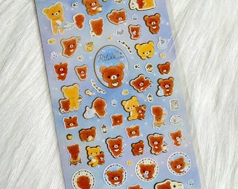San-x Rilakkuma Star Light Stickers Sticker Sheet Japan Kawaii Collectible A