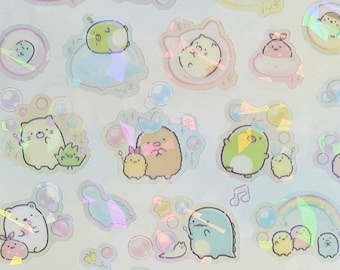 San-x Sumikko Gurashi Bubbles Sticker Sheet kawaii stickers Japan