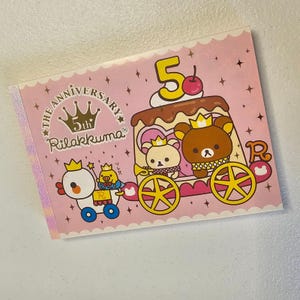 San-x Rilakkuma Large Memo Pad Sticker Page Kawaii Japan