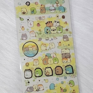 San-x Sumikko Gurashi Stickers: Kawaii Flower Sticker Sheet