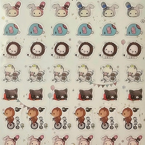 Sentimental Circus San-x Stickers Sticker Sheet Kawaii Japan Collectible