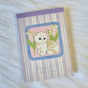 Mofusand Kitty Mini Memo Pad Japão Kawaii Papelaria Presentes colecionáveis