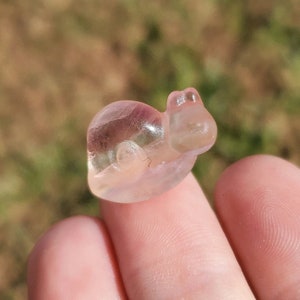 Carte d'informations BONUS pour sculpture d'escargots kawaii en fluorite Cristaux Minéraux Pierres Roches
