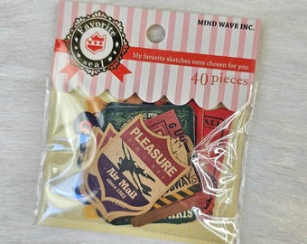 Mind Wave Stickers: Kawaii Paper Flakes - Collectible Japan