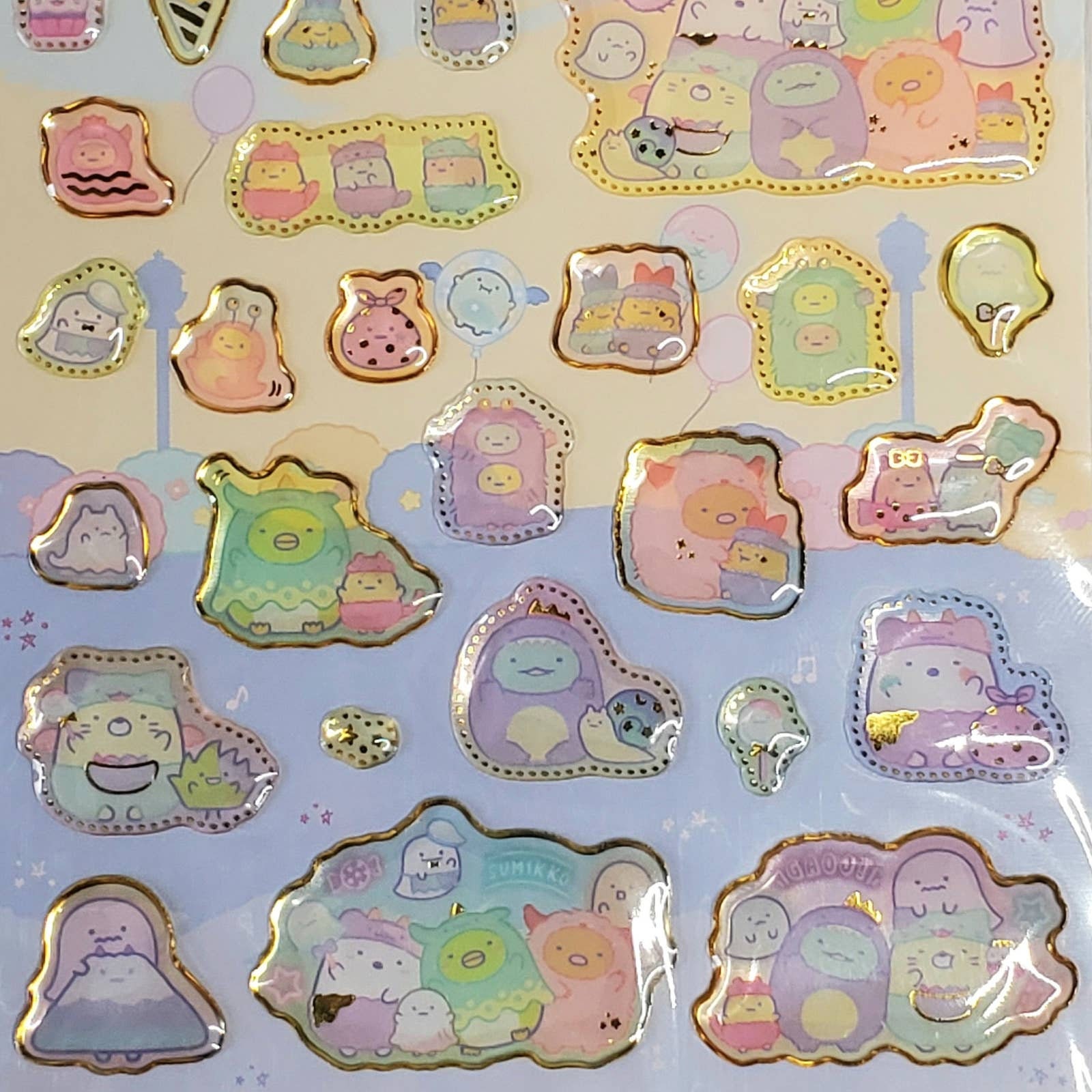 スペースダンディ ノラガミ 色紙 San-x Sumikko Gurashi Sparkling Lights Large Memo Pad Kawaii