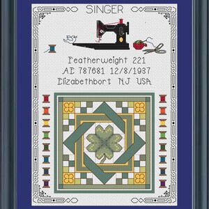 Four Leaf Clover and Celtic Knot - Cross Stitch Pattern: Easy Chart (Digital PDF) image 6