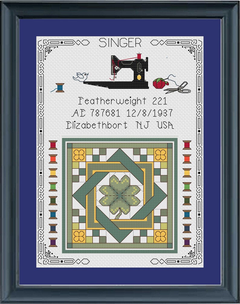 Four Leaf Clover and Celtic Knot - Cross Stitch Pattern: Easy Chart (Digital PDF) image 6