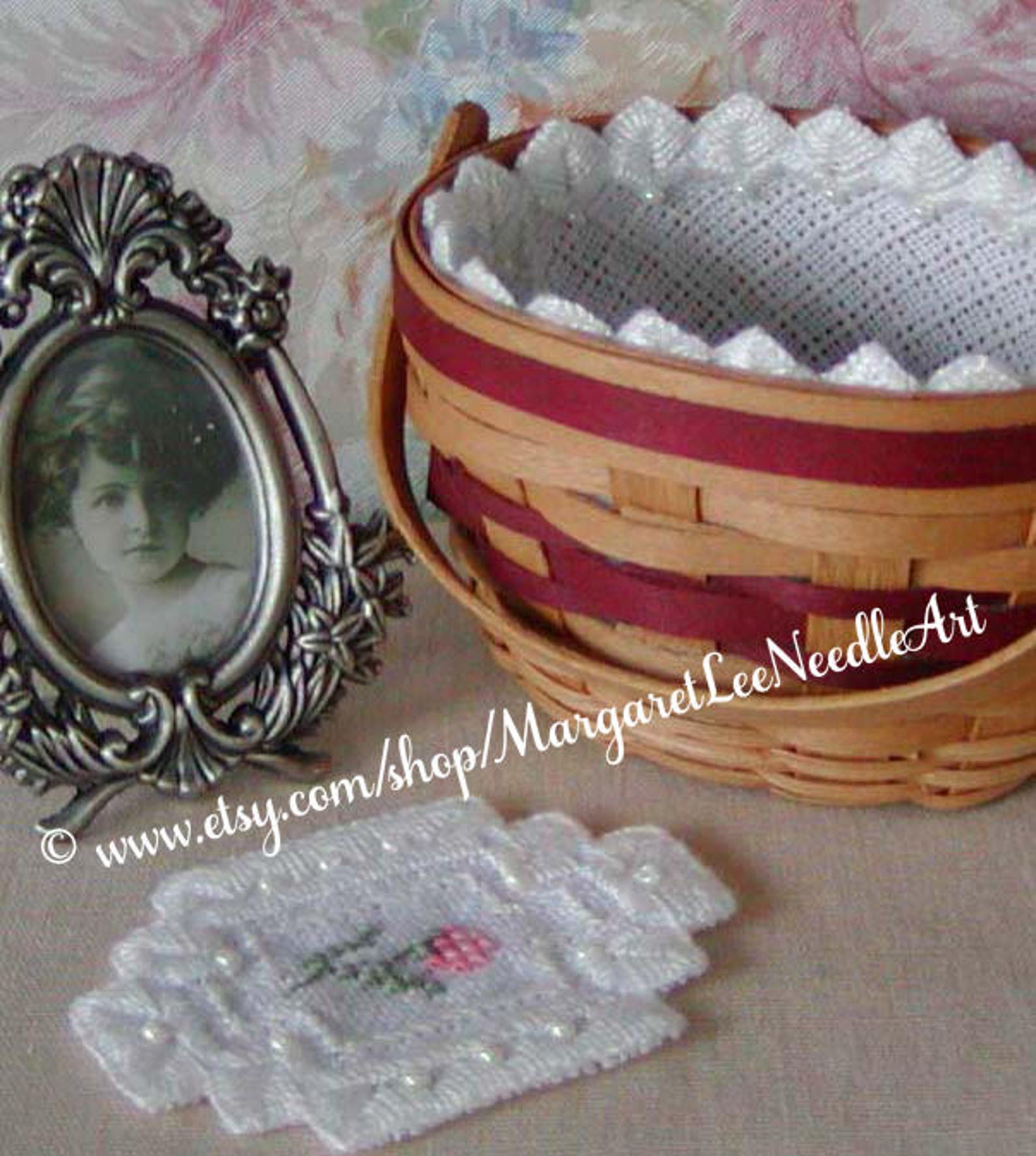 Mini Oval Basket Liner Pattern INSTANT DOWNLOAD / Etsy