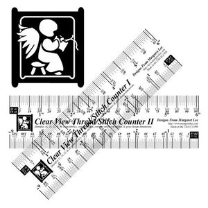 Susan Bates Gauge Knit Chek Knitting Needle Gauge Knitting Ruler 