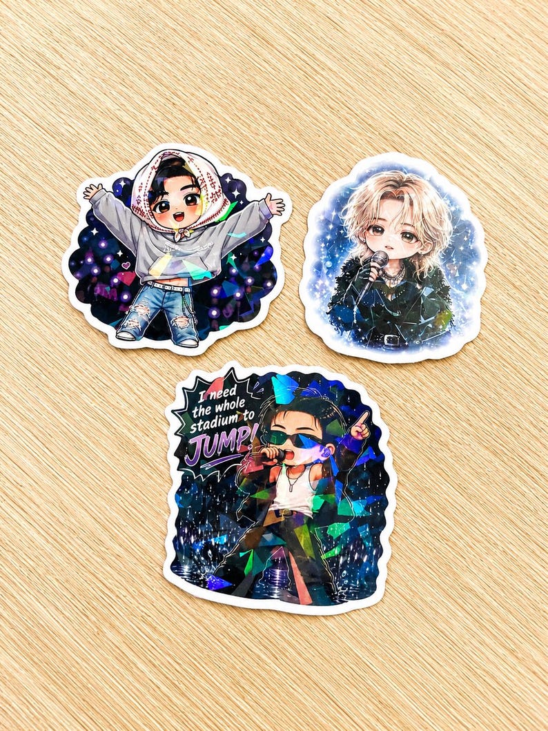 BTS Kpop OT7 Sticker Pack Arirang Tour Stickers 9 Stickers, Concert ...