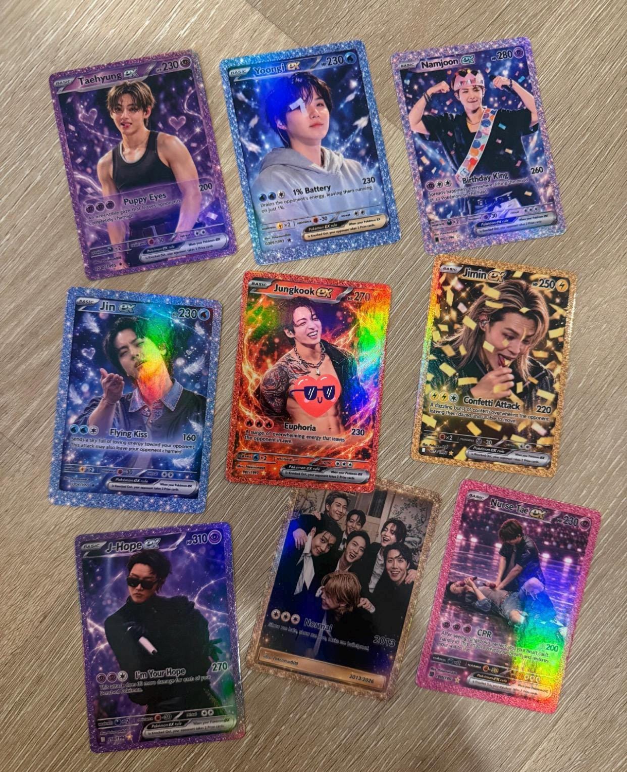 Bts Trading Card - Etsy