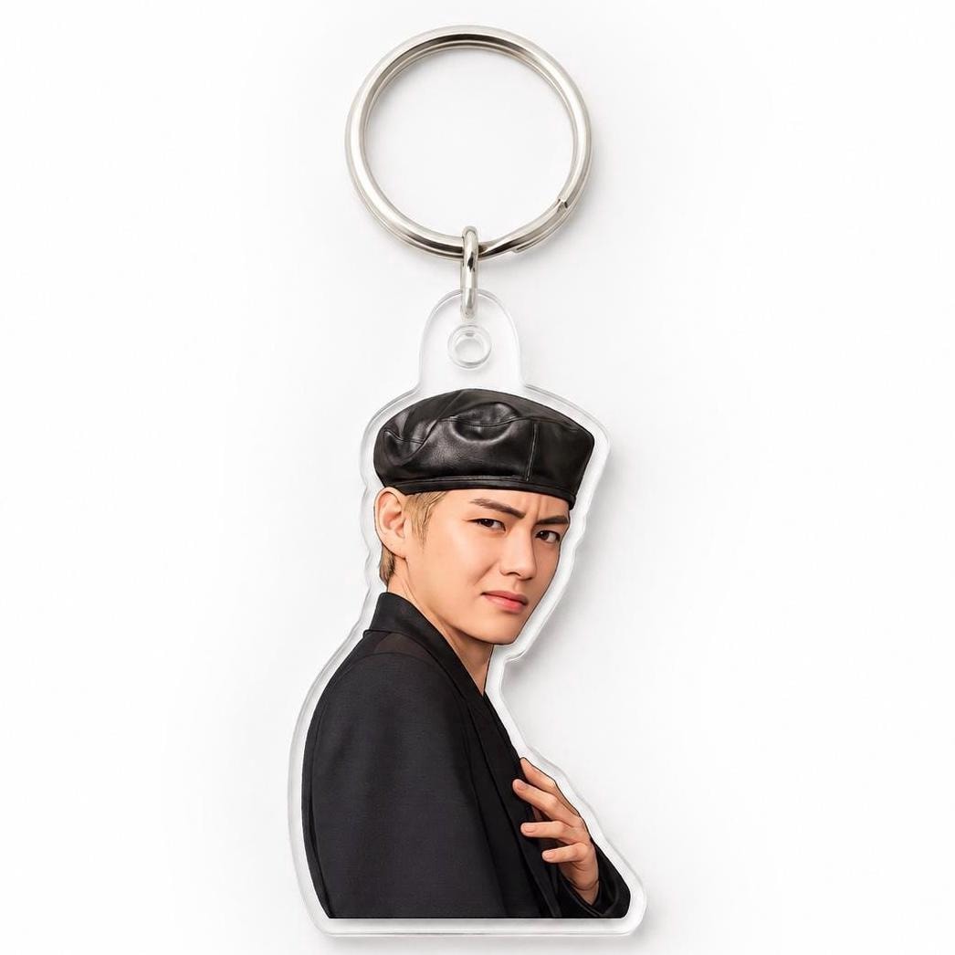 Bts Taehyung Keychain - Etsy