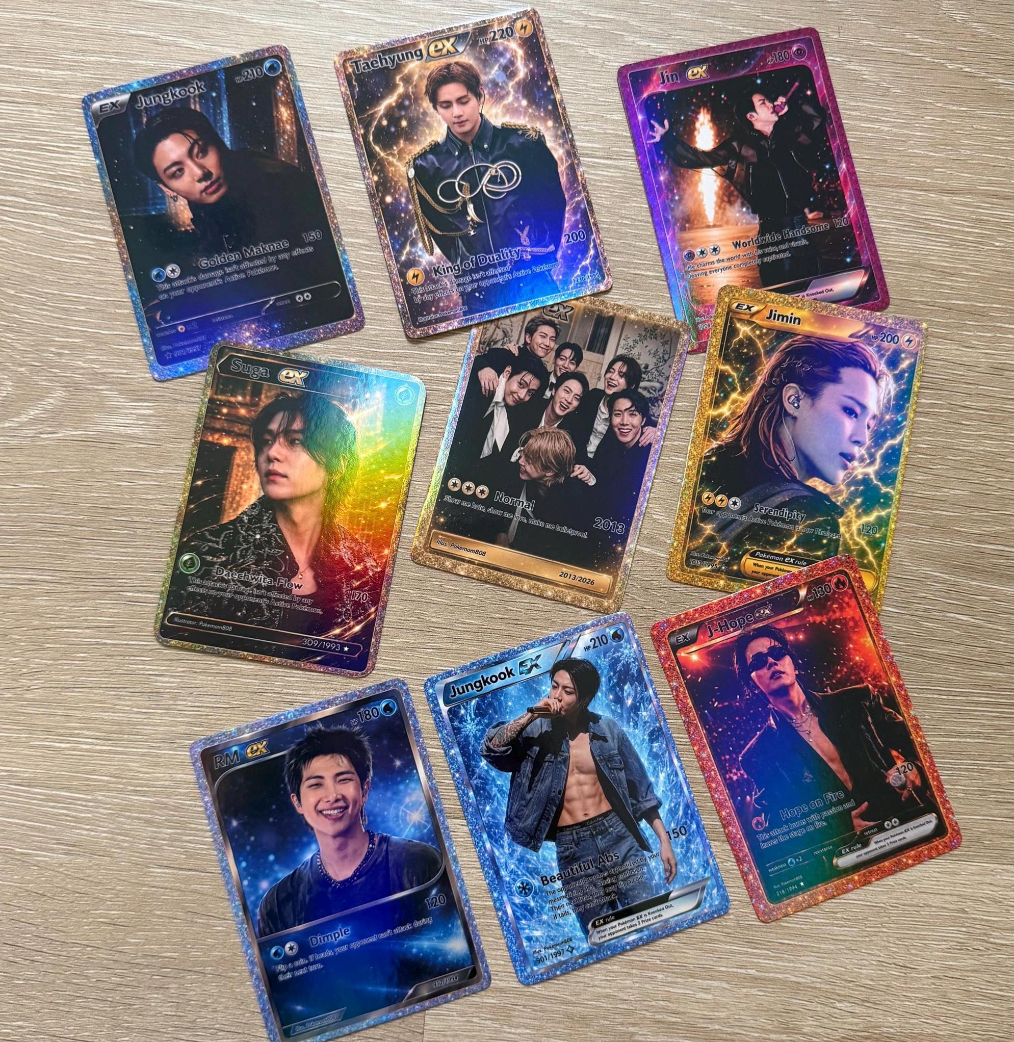 Holographic Photocard Bts - Etsy