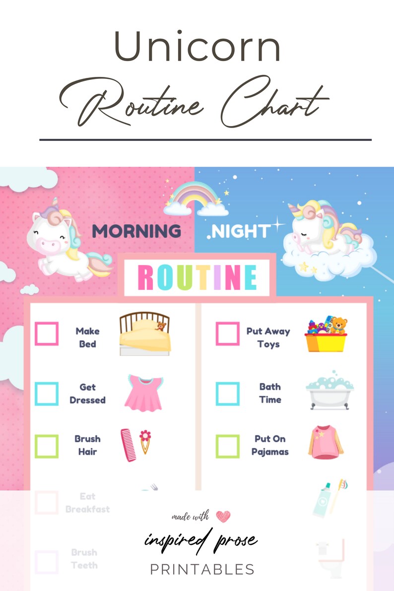 editable morning routine checklist editable morning routine checklist